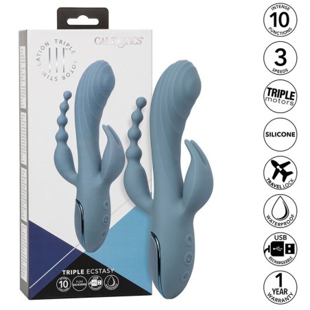 Calexotics vibrador triple éxtasis