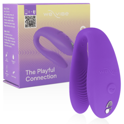 We-Vibe Sync Go Violeta - Estimulador dual adaptable con control remoto