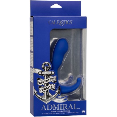 Calexotics admiral estimulador y vibrador anal curvado