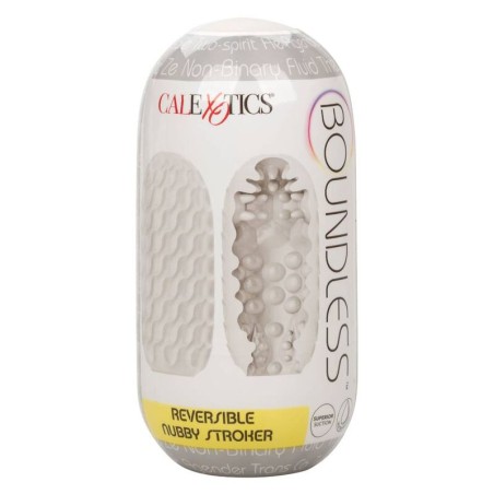 Calexotics Reversible Nubby Stroker: masturbador doble textura