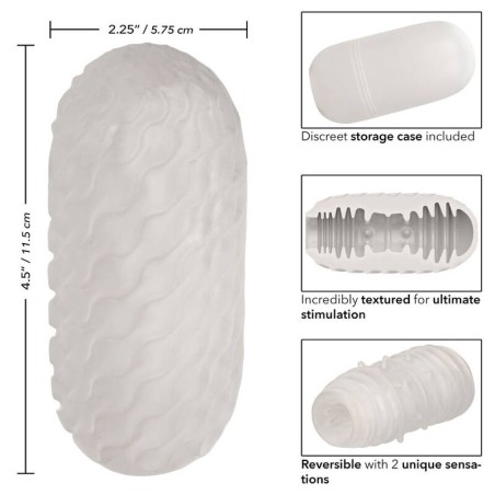 Calexotics reversible ribbed stroker